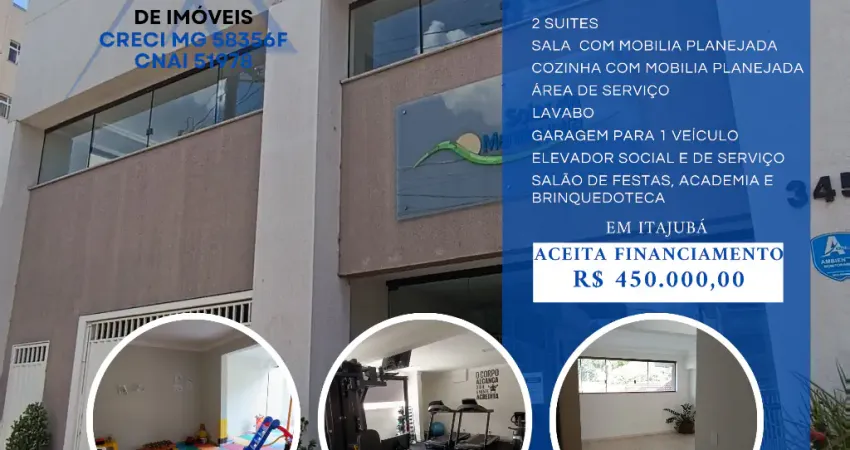 Apartamento com 2 quartos à venda na Rua Aurílio Lopes, 345, Centro, Itajubá