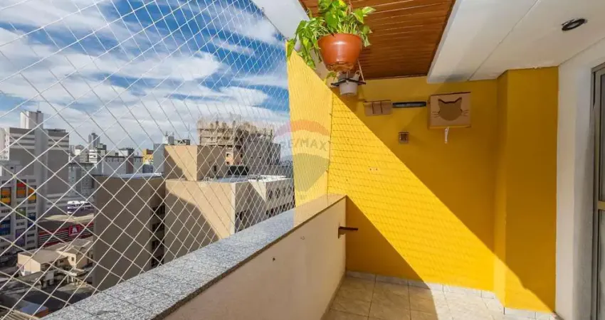 Apartamento à venda - 44m² com sacada - 1 quarto - Centro