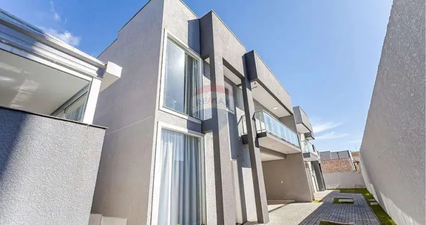 Sobrado contemporâneo - 182 m2 -3 quartos com suite - fanny - pr