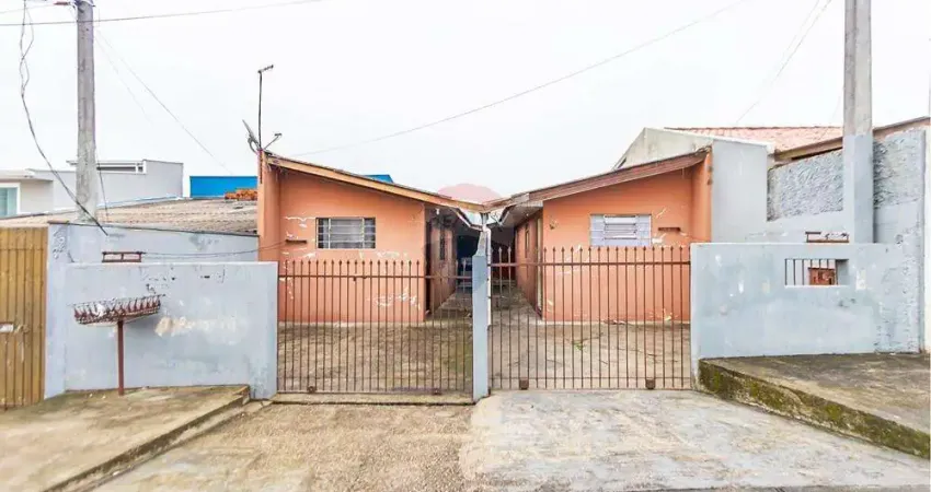 Terreno com área total de 110m², duas casas de 40m² cada – alto boqueirão – curitiba r$ 250mil