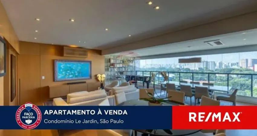 Apartamento à venda 163m² no Le Jardin Ibirapuera, com 3 suítes e mobiliado- Bairro Indianópolis/SP
