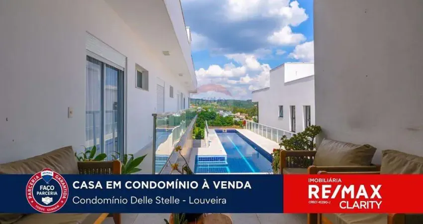 Casa à venda no Condominio Delle Stelle em Louveira / SP com 4 quartos.