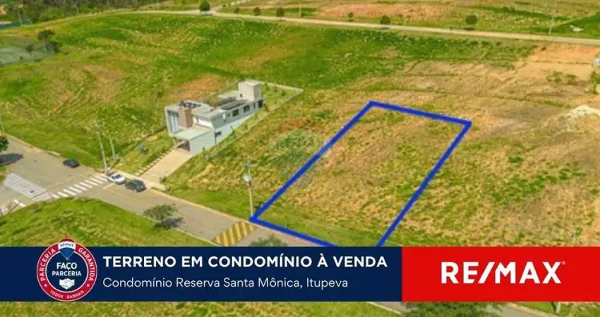 Terreno a venda em Itupeva no condomínio Reserva de Santa Mônica, divisa com Vinhedo.