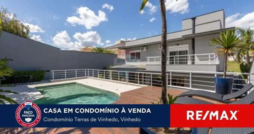 Casa com 4 suítes a venda no Condomínio Terras de Vinhedo - Vinhedo/SP