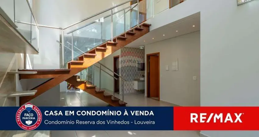 casa a venda em Louveira no condomínio Reserva dos Vinhedos