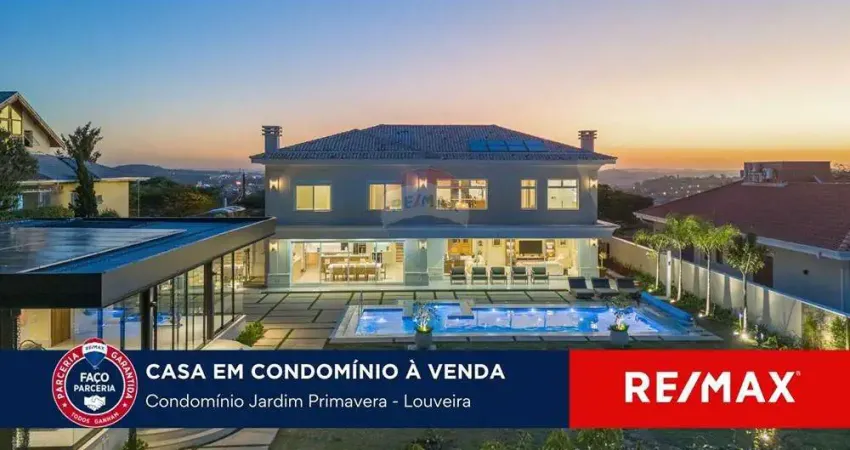 Casa à venda, 670m², em Louveira-SP. Condomínio Jardim Primavera.