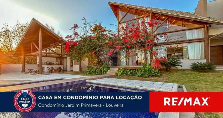 casa para locação em Louveira no condomínio Jardim Primavera