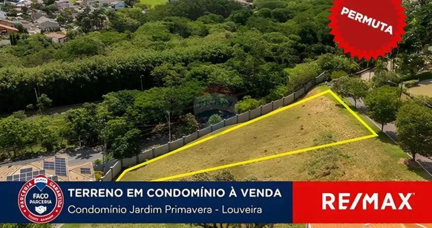 Terreno à venda na Alameda das Louveiras, 1800, Vilagge Capricio, Louveira