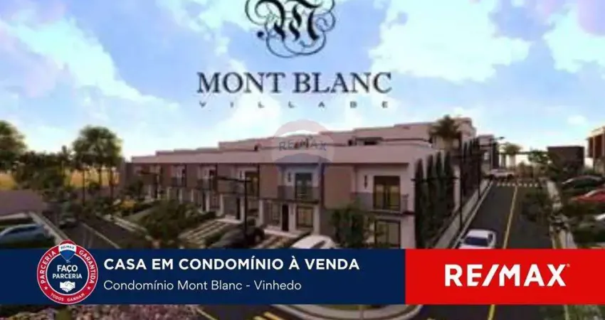 Casa à venda, 137,3m²,Residencial Mont Blanc Village, Centro, Vinhedo-SP Lançamento!!!