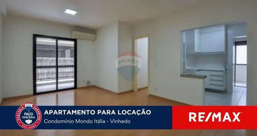 Apartamento térreo para Locação 96m2 - 3 quartos - Condomínio Mondo Italia Spazio Florenza - Vinhedo SP
