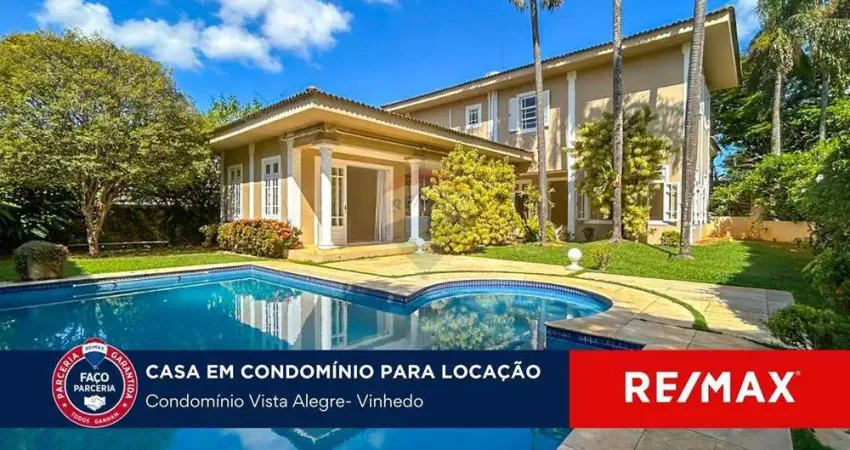CASA À VENDA, 452m², Condomínio Vista Alegre Sede, Vinhedo-SP. 4 SUÍTES!!