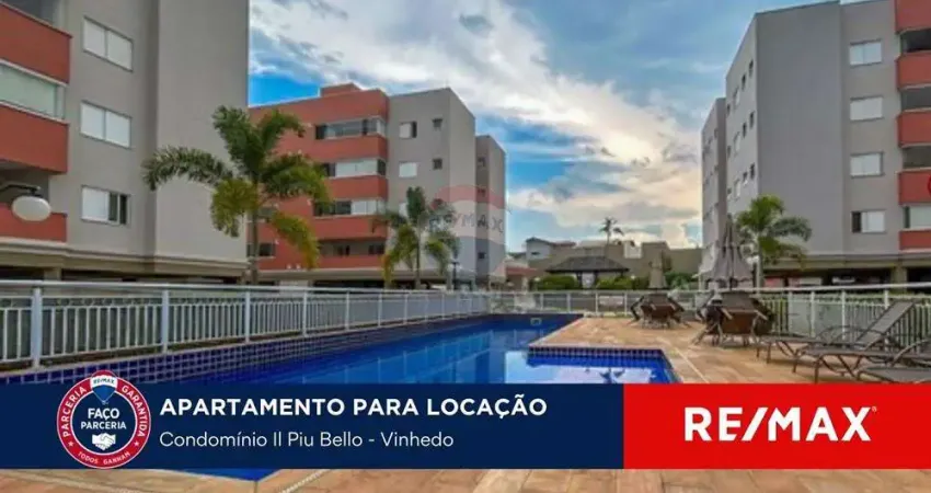 Apartamento com 3 Suítes para Alugar - Condomínio Il Piu Bello - Vinhedo/SP