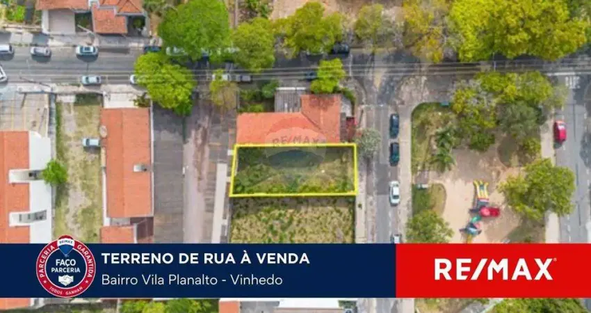 Terreno à venda na Praça Comendador Paulo Storani, 100, Vila Planalto, Vinhedo