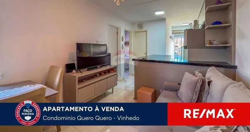 Apartamento a venda com 48m², 2 quartos, por r$ 280.000,00 - condomínio quero-quero, valinhos/sp.
