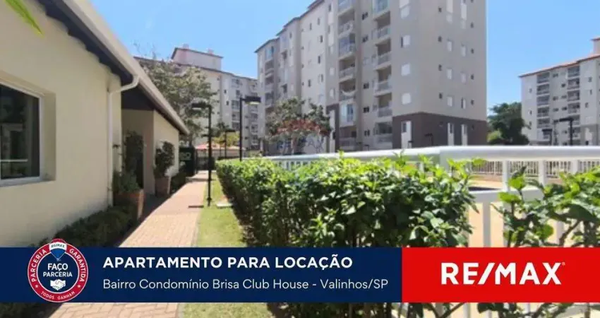 Apartamento para alugar no condomínio brisa club house em valinhos/sp