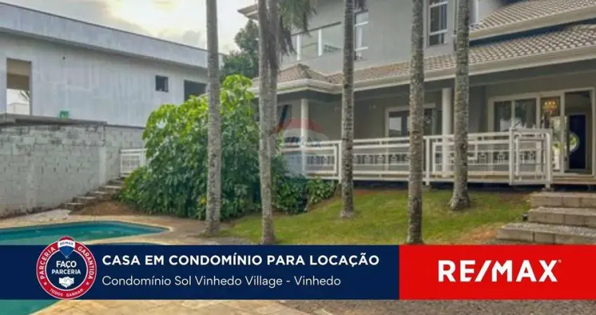 Casa em condomínio fechado com 6 quartos para alugar na Rua Solarium, 320, Condomínio Estância Marambaia, Vinhedo