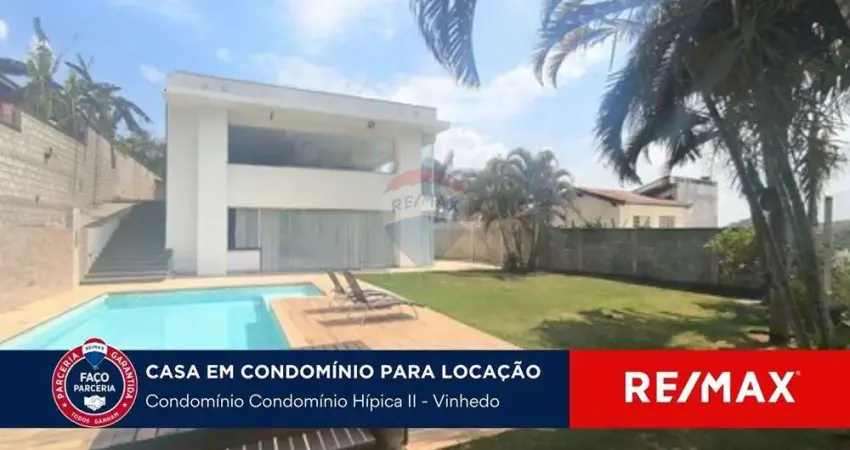 Casa para alugar no condomínio hípica ii em vinhedo interior de são paulo