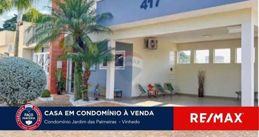 Casa térrea com 3 suítes a venda no condomínio jardim das palmeiras - vinhedo/sp