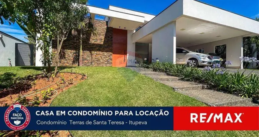 Casa em condomínio fechado com 3 quartos para alugar na Rua Tailandia, 57, Terras de Santa Teresa, Itupeva