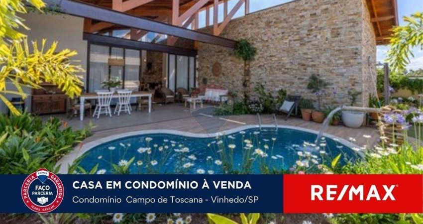 Casa em condomínio fechado com 3 quartos à venda na Rua Cortona, 117, Condomínio Campo de Toscana, Vinhedo
