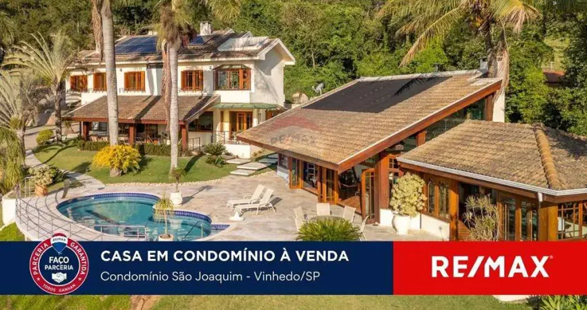 Casa com 6 quartos à venda, condomínio são joaquim - vinhedo/sp com 819 m²