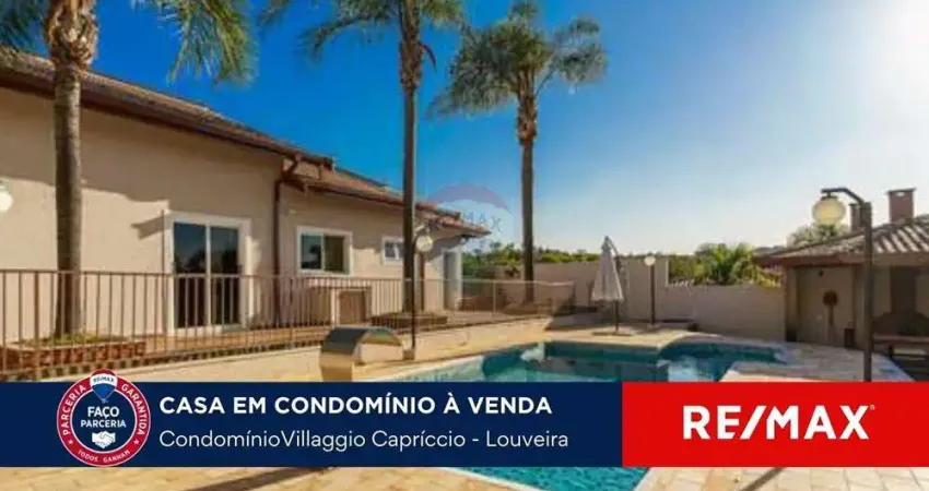 Casa para locação, 294 m, villagio capríccio-louveira , sp  com 4 quartos e 5 banheiros