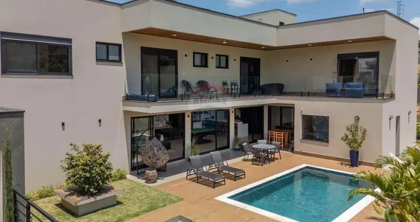 Casa a venda exclusiva com 4 suítes no campo de toscana, vinhedo | sauna e vista única para montanhas | próxima ao clube