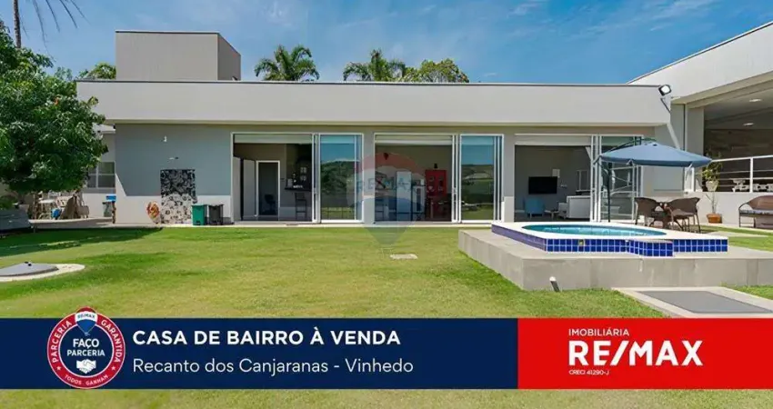 Casa à venda com 3 suítes a venda no Recanto das Canjaranas - Vinhedo/SP