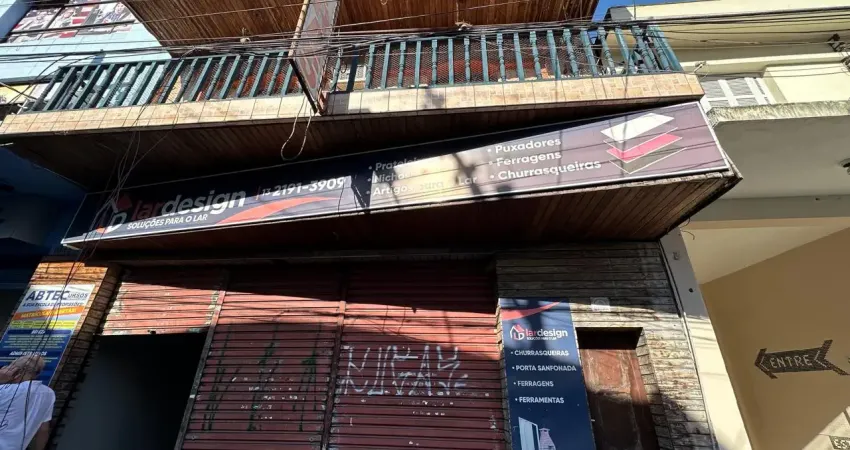 Galpão e apartamento com varanda juntos para alugar, 800m2 centro são vicente - sp