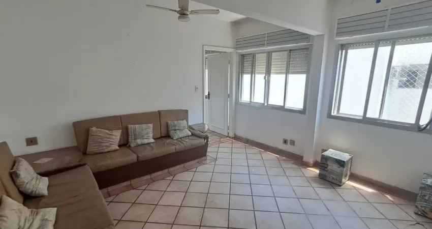 Amplo Apartamento em Frente Praia do Itararé para Alugar, 90m² 02 Dorm. Itararé, São Vicente - SP