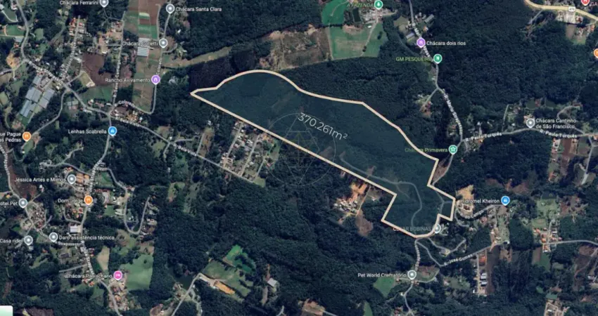 Cachoeira privativa e potencial hídrico: 370.261 m² para quem enxerga além do comum – a 12 km do centro de curitiba