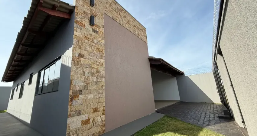 Linda casa próximo ao fórum de jataí, com 3 quartos sendo uma suite