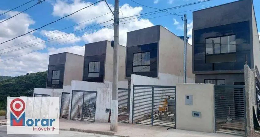 Casa duplex com 2 dormitórios à venda por R$ 320 mil - Recanto da Mata 2 - Juiz de Fora/MG
