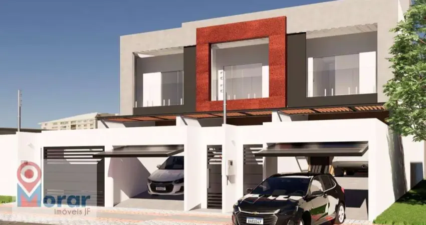 Lançamento casa duplex no Recanto da Mata com 3 quartos, 1 suíte, à venda por R$ 699 mil - Recanto da Mata - Juiz de Fora/MG