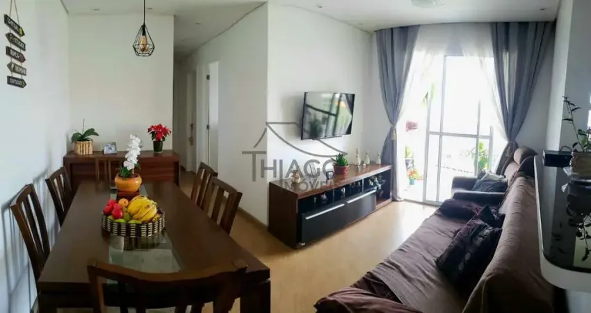 Lindo apartamento a venda de 3 dormitórios, uma suíte, vaga de garagem, condominio com lazer comple