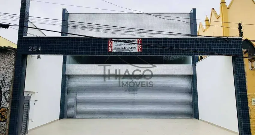 Galpão, Depósito ou Armazém Comercial com 332m² para locação, no bairro VIla Santa Clara, São Paulo