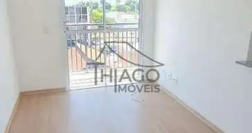 Excelente apartamento com sacada no Tatuapé para locação, imóvel de 35m², 1 dormitório, sala com sa