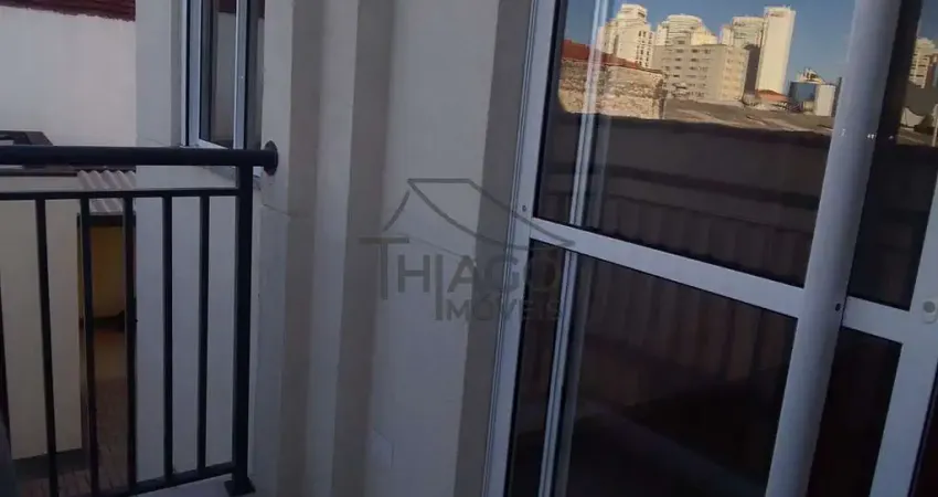 Excelente apartamento com sacada no Tatuapé , imóvel de 38m², 1 dormitório, sala com sacada, fácil