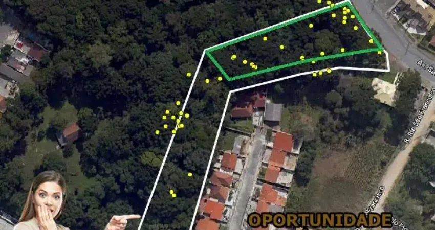 Terreno à venda na Avenida Santos Dumont, Roça Grande, Colombo