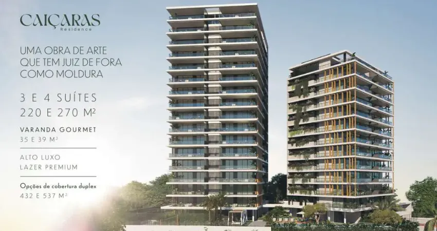 Apartamento com 3 quartos à venda na Rua Caiçaras, Centro, Juiz de Fora