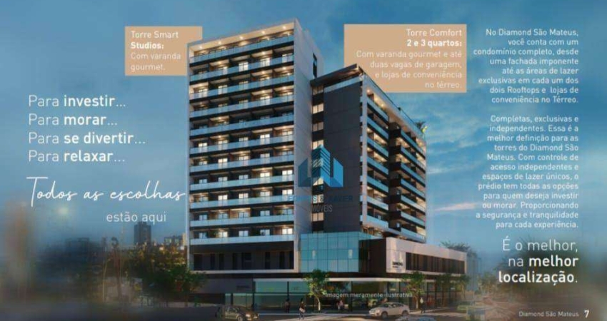 Apartamento Garden com 2 quartos (1 suíte) à venda, 74 m² por R$ 649.000 - São Mateus - Juiz de Fora/MG