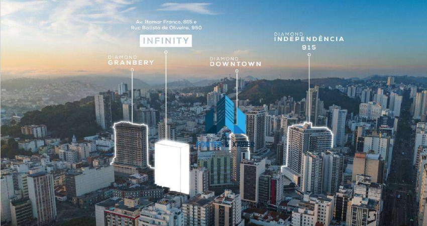 Apartamento com 2 quartos à venda, 43 m² por R$ 349.900 - Centro - Juiz de Fora/MG