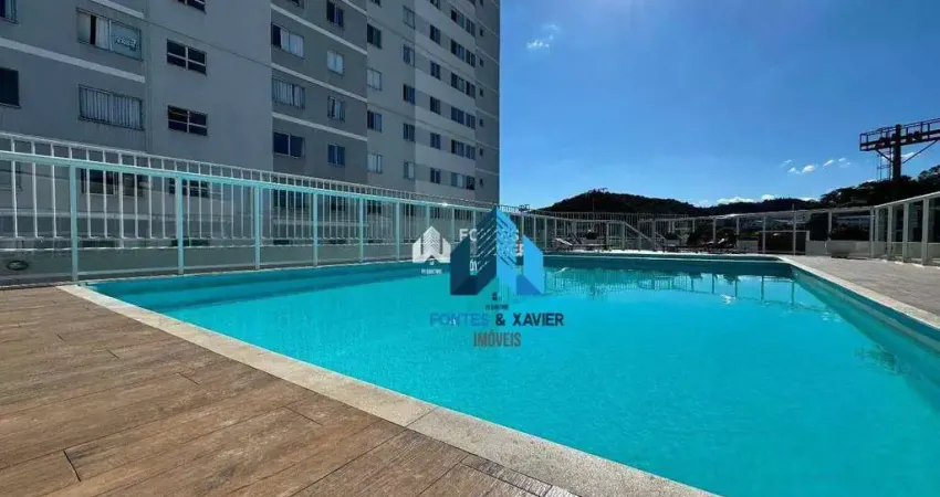 Apartamento com 2 quartos todo mobiliado à venda, 55 m² por r$ 249.000 - santa terezinha - juiz de fora/mg