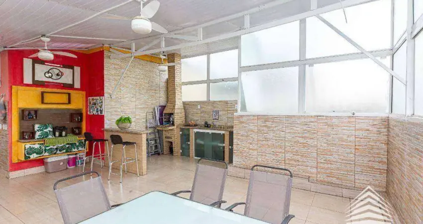 Cobertura com 3 dormitórios à venda, 124 m² por R$ 510.000,00 - Novo Mundo - Curitiba/PR