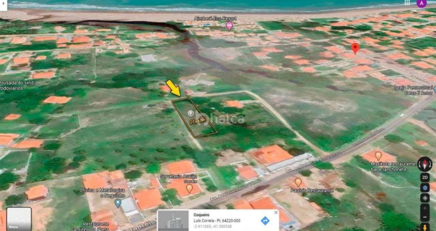 Terreno à venda na Rua projetada, Coqueiro, Luís Correia