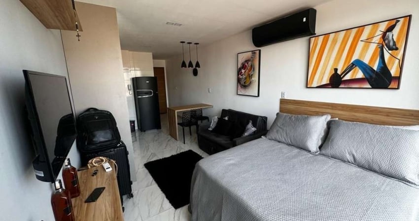 Flat mobiliado e projetado para locação – Intermares