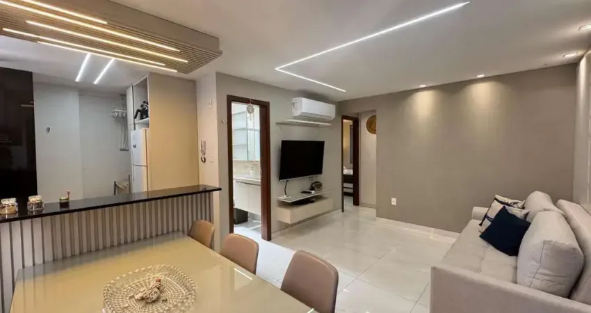 Apartamento projetado e mobiliado em ponta de campina – a apenas 80 metros do ma