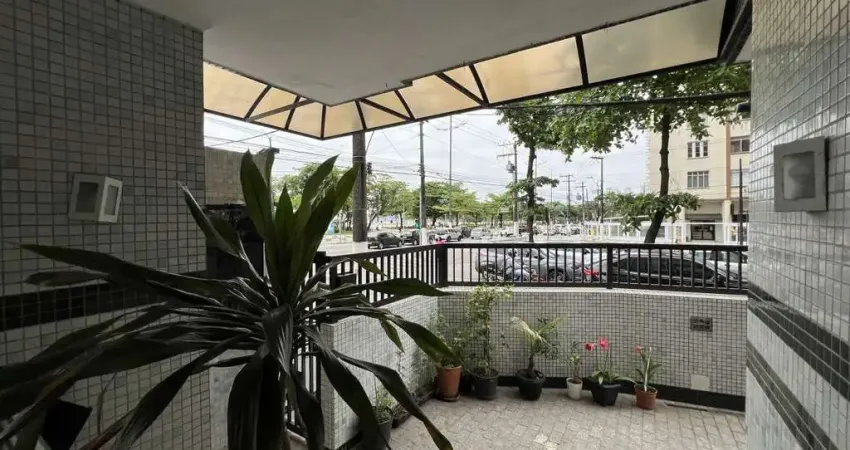 Alto padrão para locação em santos, gonzaga, 3 dormitórios, 2 suítes, 3 banheiros, 1 vaga