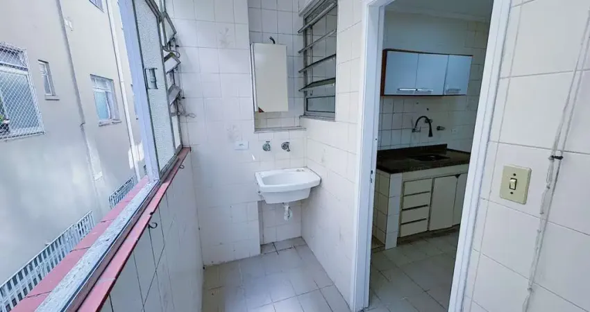 Apartamento 2 quartos para locação em santos, embaré, 2 dormitórios, 2 banheiros, 1 vaga