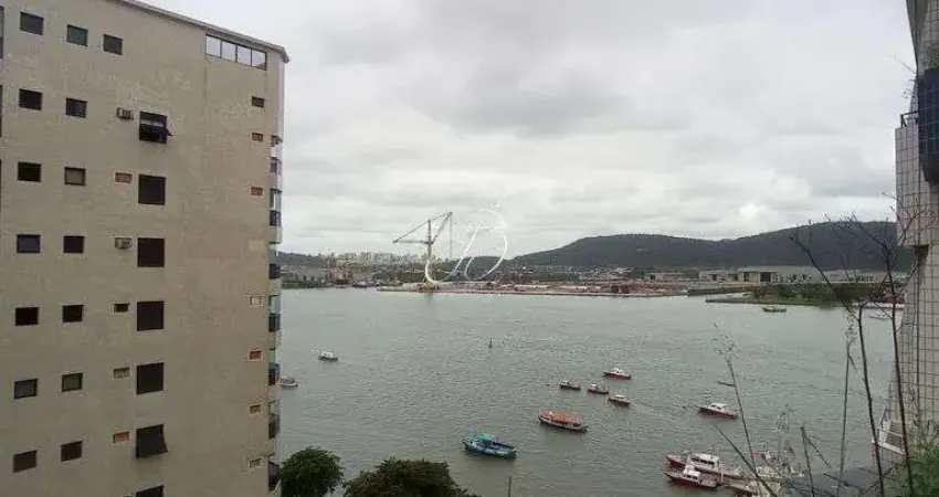 Apartamento duplex de 01 dormitório a venda em Santos na Ponta da Praia